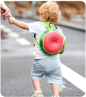 Alternative view of Детский рюкзак Арбуз 🍉 | Supercute Anti-Lost Fruit Backpack