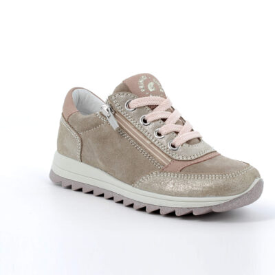 Кожаные кроссовки BEIGE | PRIMIGI | 1869522