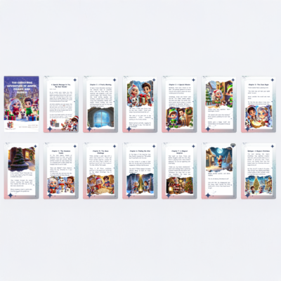 Alternative view of Christmas Activity Pack | Aripri Story | Worksheets (23 sheets) and Adventure Book